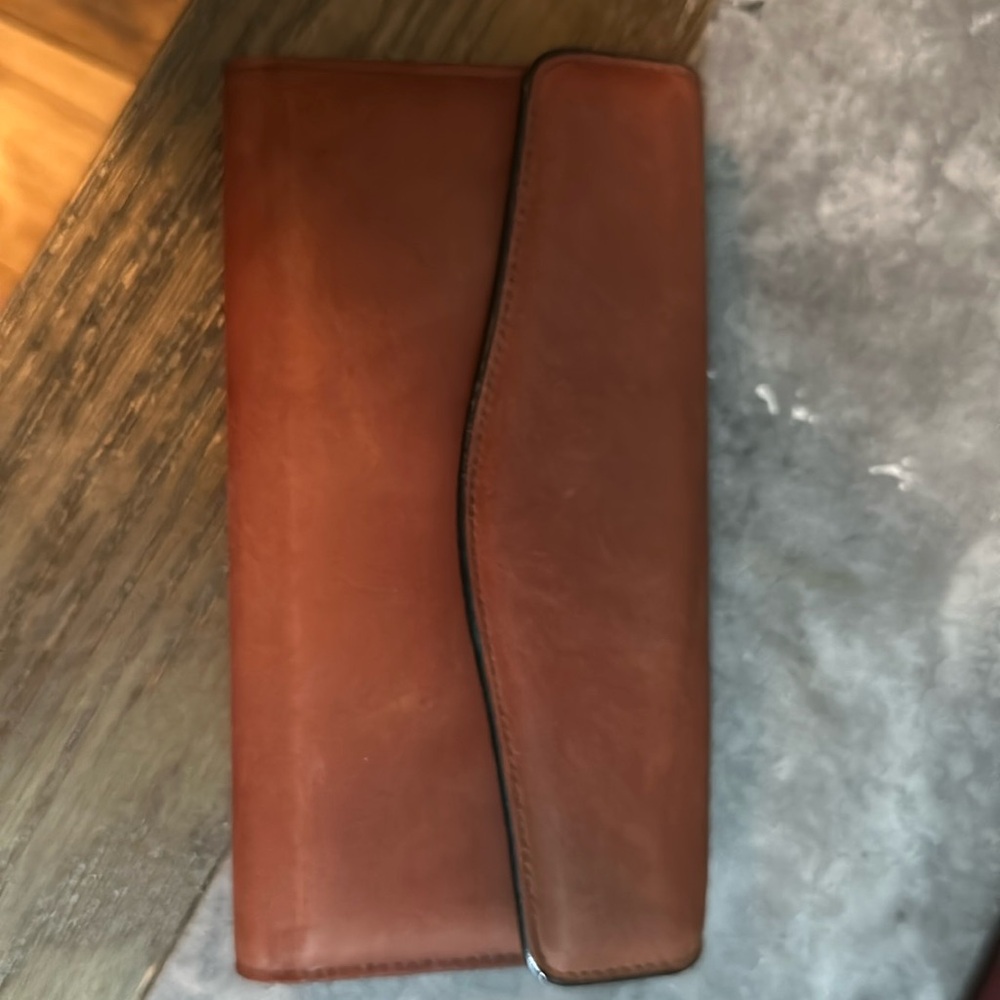 Vintage Leather Buxton Wallet Clutch New in Box.